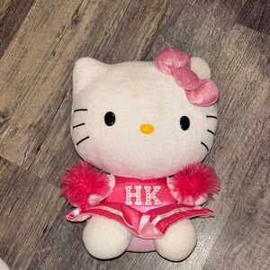 Ty Plush Hello Kitty Toy with Pink Accents